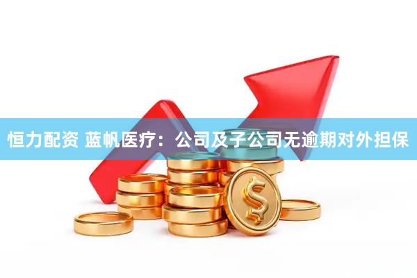 恒力配资 蓝帆医疗：公司及子公司无逾期对外担保