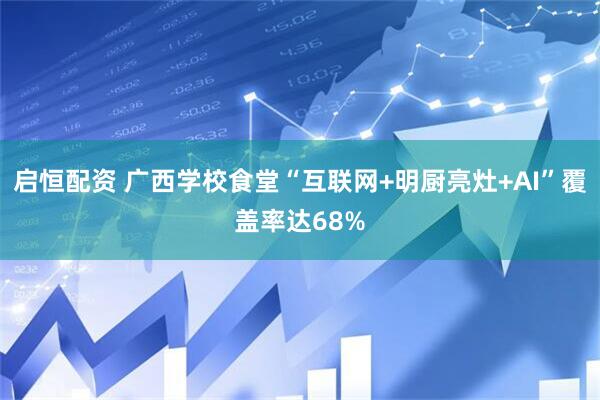 启恒配资 广西学校食堂“互联网+明厨亮灶+AI”覆盖率达68%